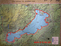 Lake Ashi Map