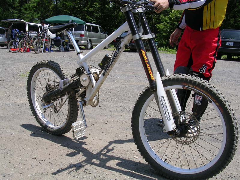 Honda prototype downhill bike